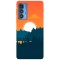 Husa compatibila cu Motorola Edge 20 model Digital sunset, Silicon, TPU, Viceversa