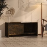 Comodă TV, stejar afumat, 90x35x40 cm, PAL