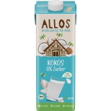 Bautura de Cocos Allos Bio, 1L - Fara Gluten, Fara Lactoza, Vegana, 0% Zahar