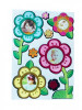 Sticker decorativ, Flori cu poze, 45 cm, WX-EB004