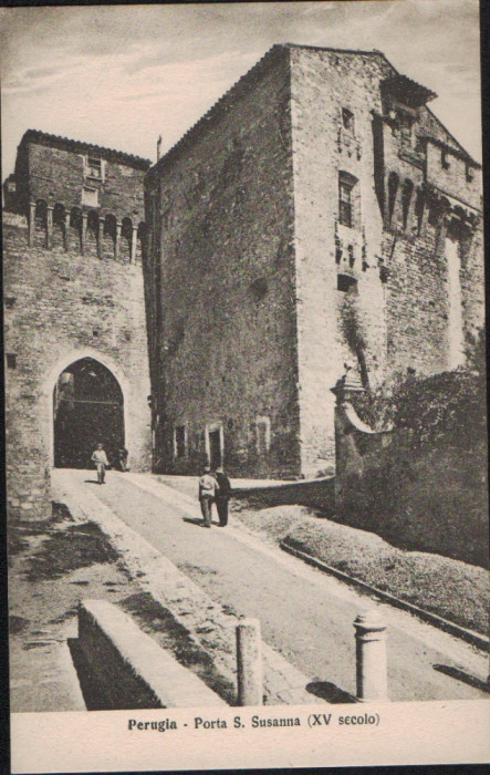 Carte Postala - Perugia - Porta S. Susanna (XV secolo) &quot;CP51&quot;