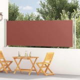 VidaXL Copertină laterală retractabilă de terasă, maro, 117x600 cm 317951