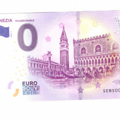 Bancnota souvenir Italia 0 euro Venezia Palazzo Ducale 2019-1, UNC