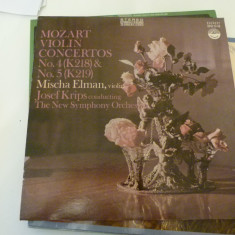 Mozart- concerte pt. vioara 4,5 -Mischa Elman