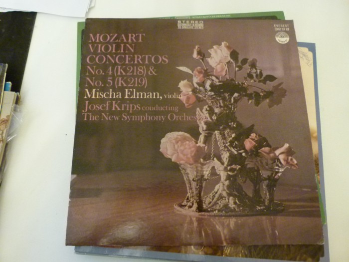Mozart- concerte pt. vioara 4,5 -Mischa Elman