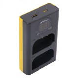 Cumpara ieftin Incarcator Patona USB Dual DMW-BLK22 DMWBLK22 cu ecran LCD replace Panasonic DC-S5, GH5II -9886