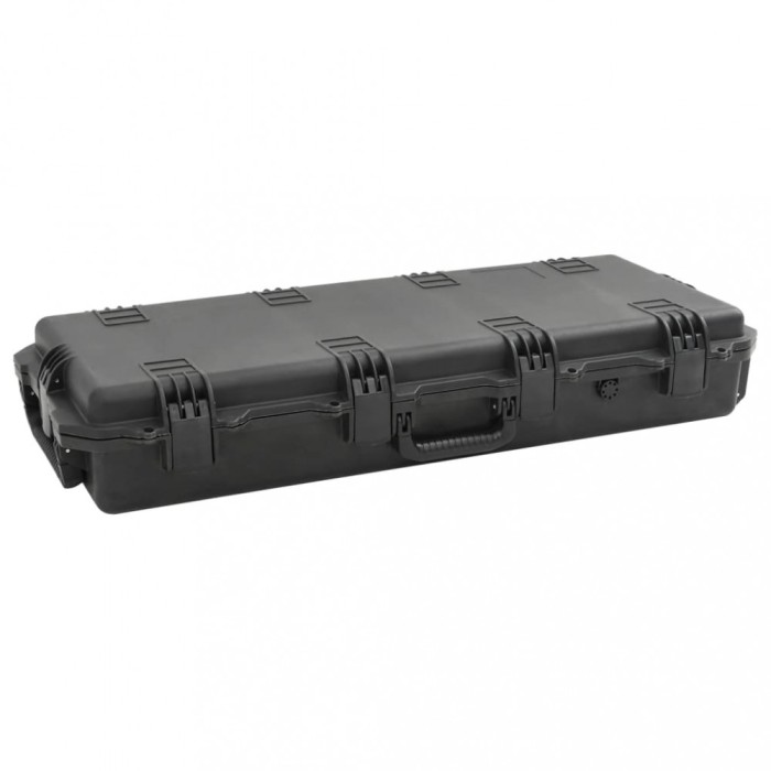 vidaXL Carcasă de transport portabilă, negru, 100,5x42x17 cm, PP 4007256