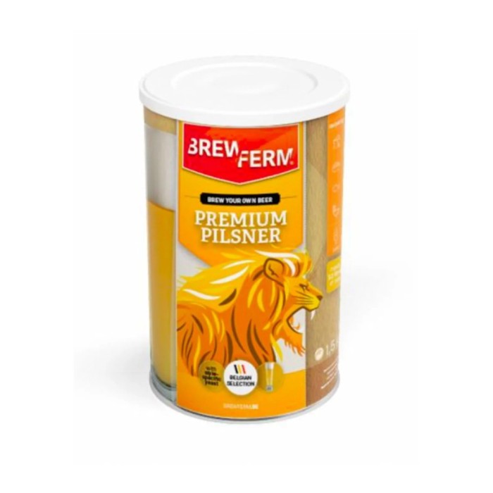 Brewferm Bierkit Premium Pilsner, 1,5kg - Alles f&uuml;r perfektes Pils Zuhause brauen