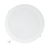 Plafoniera LED PNI D-Light 2402W 24W, incastrabila, rotunda, 6500K, alimentare 230V, 2640 lm, alb