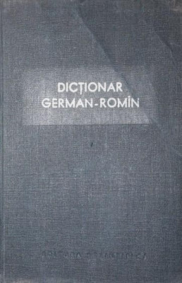 DICTIONAR GERMAN - ROMAN foto