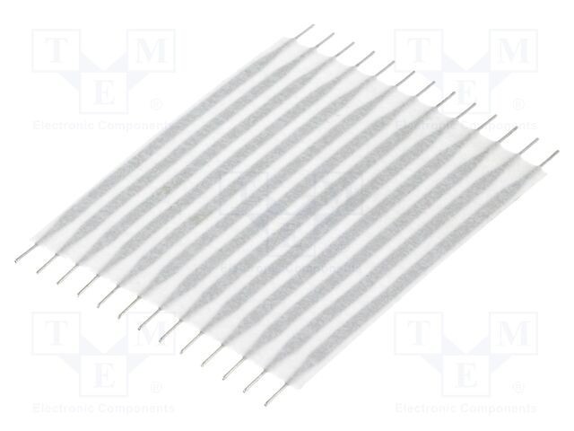 Conector cablu jumper flexibil TE Connectivity Flexstrip 2,54mm 13 pini 38,1mm