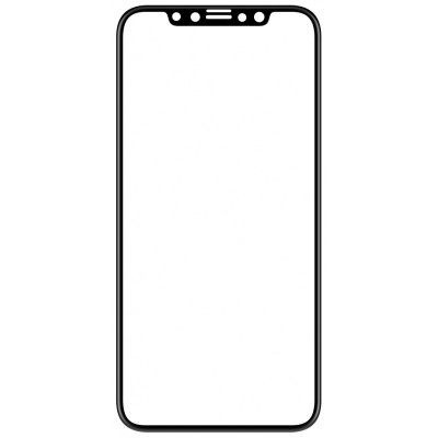 Folie Protectie Ecran Mocolo pentru Apple iPhone 11 Pro, Sticla securizata, Full Face, Full Glue, 0.33mm, 9H, 2.5D, Neagra foto