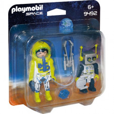 Set 2 Figurine Astronaut si Robot foto