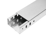 Jgheab Metalic Neperforat Galvanizat 2000x100x50 mm Otel 0.8mm Capacitate 19 Kg/mL Brand OEM