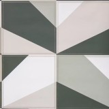 Cumpara ieftin Tapet tineret, imitatie piele, geometric, crem, verde, unt, hol, baie, 419245