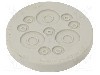 Garnitura cu mai multe orificii pentru cabluri, panou 1,5...5mm, {{Material}}, HT HI TECH POLYMERS - HTL-40-10-TPE