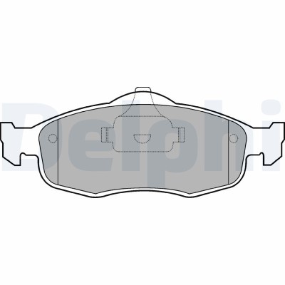 DELPHI LP782 set placute frana,frana disc foto