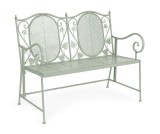 Banca otel verde Harriet 115x60x92 cm