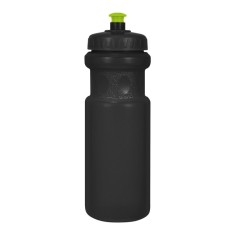 Bidon apa bicicleta 600ml, sticla culoare negru foto