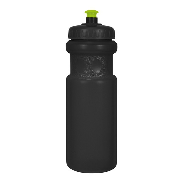 Bidon apa bicicleta 600ml, sticla culoare negru Kft Auto