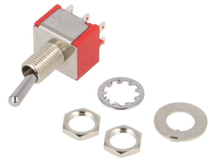 Comutator basculant DPDT ON-ON