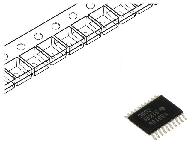Driver LED 8 Canale 120mA 17V TSSOP20