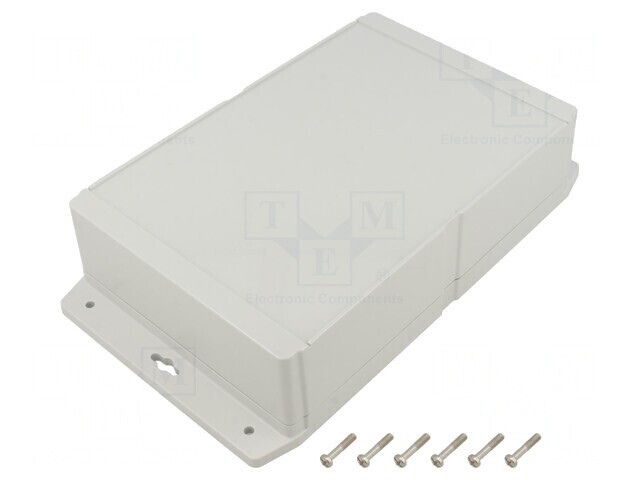 Carcasă Universală cu Lame de Fixare 161x240x61mm Gri