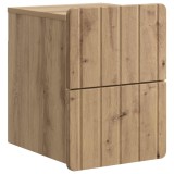 vidaXL Dulap de noapte suspendat Stejar Artizanal 33 x 34,5 x 43 cm 898313