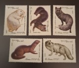 Rusia URSS MNH 1980 - protectia mediului fauna