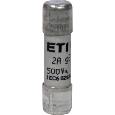 Siguranta fuzibila cilindrica 2A CH10X38 gG 500V Eti 002651013