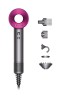 Uscator de par Dyson Supersonic, Tehnologie de uscare rapida, 5 accesorii incluse: concentrator, difuzor, flux delicat, coafare