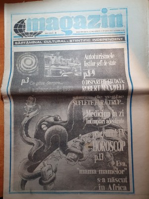 magazin 25 ianuarie 1992 -&amp;quot;autoturismele fostilor sefi de stat&amp;quot; foto