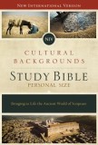 NIV, Cultural Backgrounds Study Bible, Personal Size, Hardcover, Red Letter Edition: Bringing to Life the Ancient World of Scripture, 2017