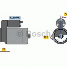 Starter OPEL MERIVA B (2010 - 2016) BOSCH 0 986 022 730