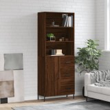 VidaXL Dulap &icirc;nalt, stejar maro, 69,5x34x180 cm, lemn compozit