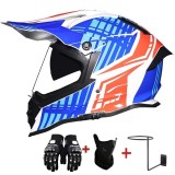 Cască Moto Full Face Eclipse Rider , Vizieră Etanșă, Cozoroc Reglabil, Ochelari Soare Adventure / Touring/On-Road &amp; Off-Road/Enduro - Flytec&trade;