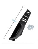 Panou / maner portiera sofer fara oglinzi rabatabile pentru BMW Seria 3 E90/E91, negru, 35,5 cm