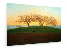 Tablou pe panza (canvas) - Caspar David Friedrich - Hill with plowed field... foto