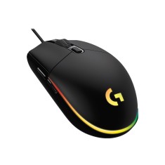 Logitech G102 LIGHTSYNC Black Mouse Gaming 8000 DPI, RGB, 6 Butoane