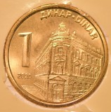 Monede 1, 2, 5 dinari Serbia 2020, Europa