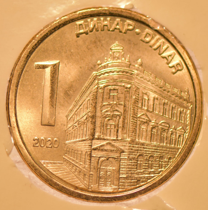 Monede 1, 2, 5 dinari Serbia 2020