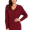 A748-81 Pulover casual tricotat model oversize
