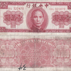 1947 , 10,000 yuan ( P-317 ) - China