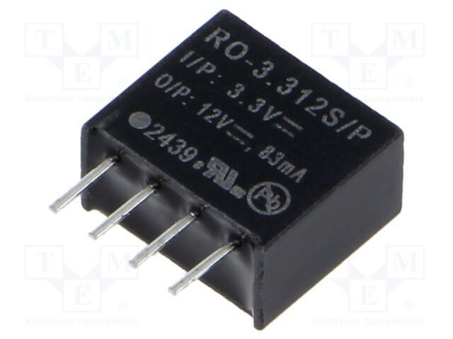 Convertor DC/DC RECOM 1W 3V-12V 83mA SIP4