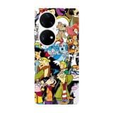 Husa compatibila cu Huawei Nova 8i model Old cartoons Part 2, Silicon, TPU, Viceversa, Transparent, Carcasa