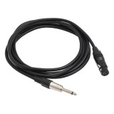 Cablu Audio Jack 6.3mm Tata - XLR Mama, 3m, Profesional, Cupru, Orga, Chitara, Boxe, Mixer, Microfon