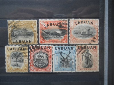 LABUAN 1897 7v/9v foto