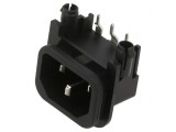 Conector Alimentare AC Soclu Tată 10A 250V IEC 60320 GSP2