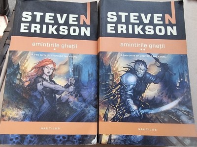 Amintirile ghetii - Steven Erikson 2 volume foto
