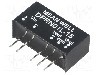 Convertor de tensiune, DC-DC, intrare 4,75...5,5V DC, iesire 15V DC, putere 1W, MEAN WELL - DPRN01L-15